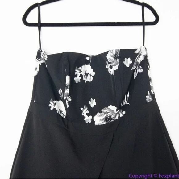 New! White House Black Market Convertible Floral-Bodice Jumpsuit, 14 - Picture 4 of 16